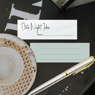 Visite Mini Carte de jeu de douche de mariage Date Night Soft