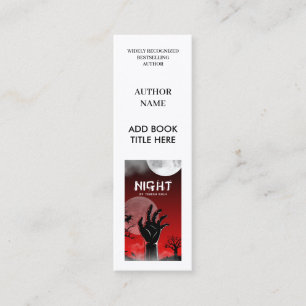 Visite Mini Carte de marque-page promo minimale pour lancement