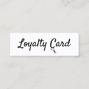 Visite Mini Carte de poinçonnage Loyauté pour liste de cheve