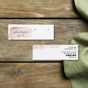 Visite Mini Carte de présentation d'earring en aquarelle moder