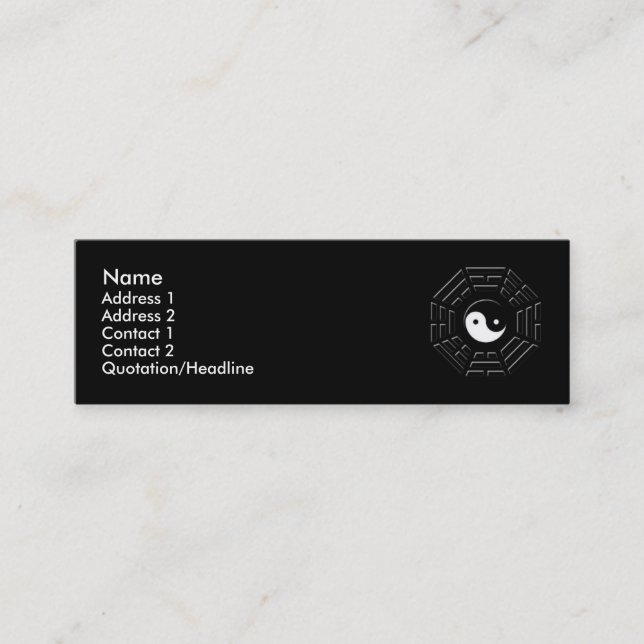 Visite Mini Carte de profil Bagua (Devant)