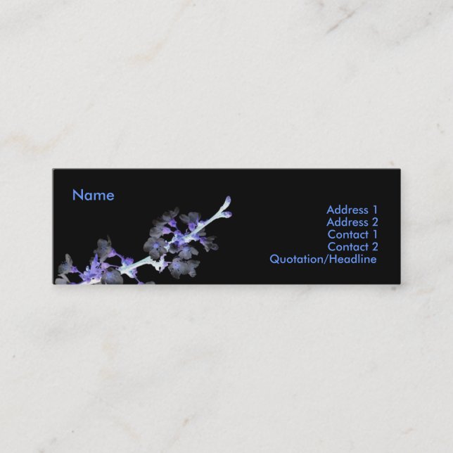 Visite Mini Carte de profil Cherry Blossom (Devant)