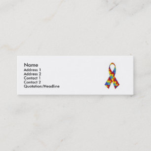 Visite Mini Carte de profil d'autisme