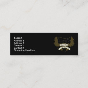 Visite Mini Carte de profil de conception de lutte