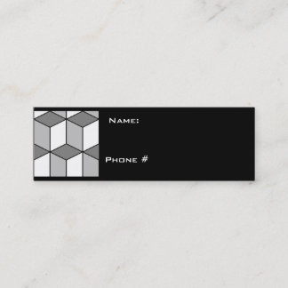 Visite Mini Carte de profil de CUBES