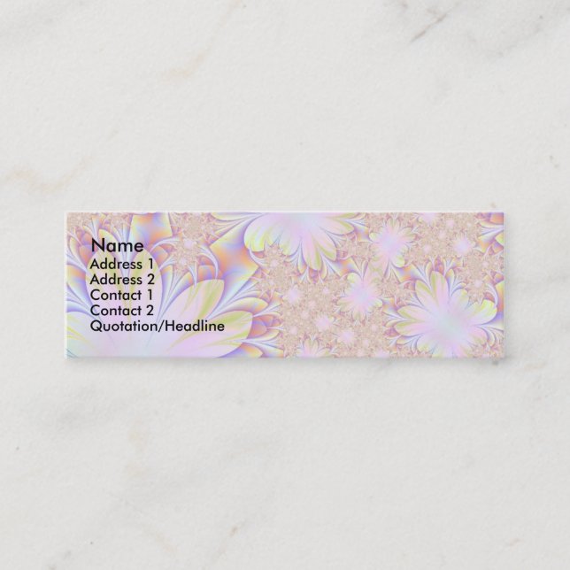 Visite Mini Carte de profil de Daisey de fractale (Devant)