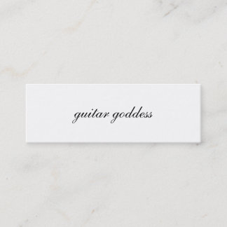 Visite Mini carte de profil de déesse de guitare