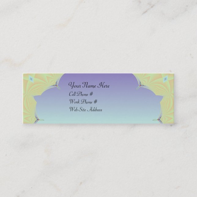 Visite Mini Carte de profil de la fractale 00001 (Devant)