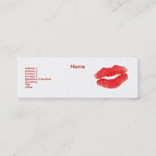 Visite Mini Carte de profil "de l'artiste de maquillage" III -