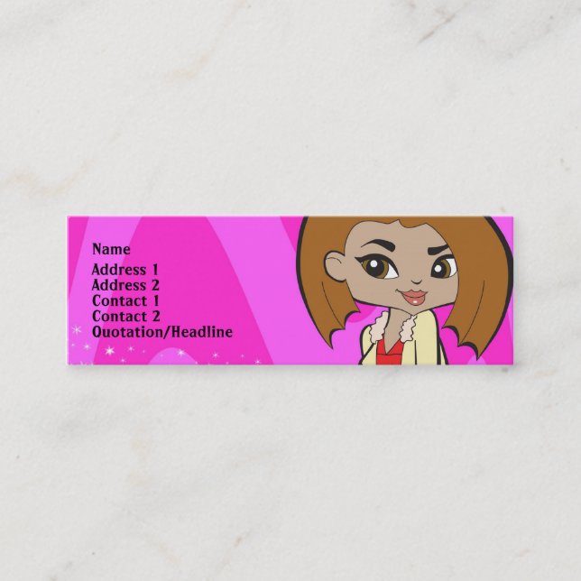 Visite Mini Carte de profil de Lion (Devant)