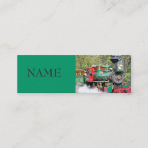 VISITE MINI CARTE DE PROFIL DE MACHINE À VAPEUR