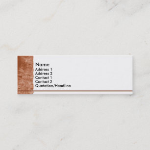 Visite Mini Carte de profil de montagne