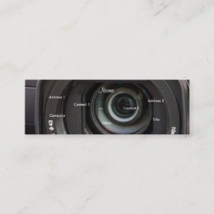Visite Mini Carte de profil de photographe - personnalisable