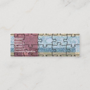 Visite Mini Carte de profil de puzzle Abstrait