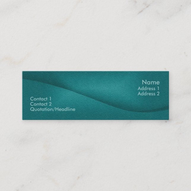 Visite Mini Carte de profil d'équilibre (Devant)