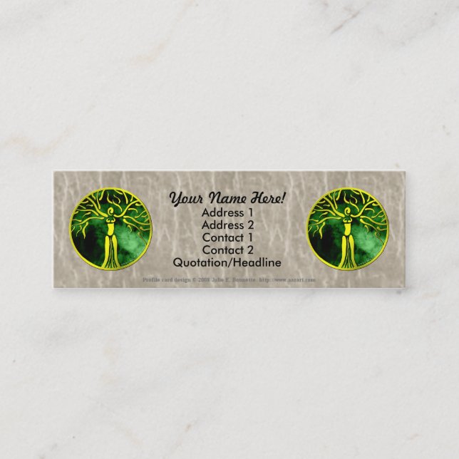 Visite Mini Carte de profil Dryad Medallion (Devant)