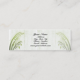 Visite Mini Carte de profil du muguet