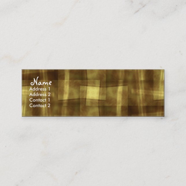 Visite Mini Carte de profil GOLDY-ABSTRACT (Devant)