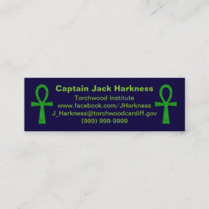 Visite Mini Carte de profil Green Ankh