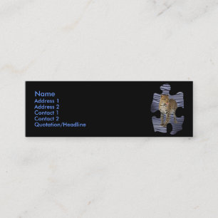Visite Mini Carte de profil Leopard