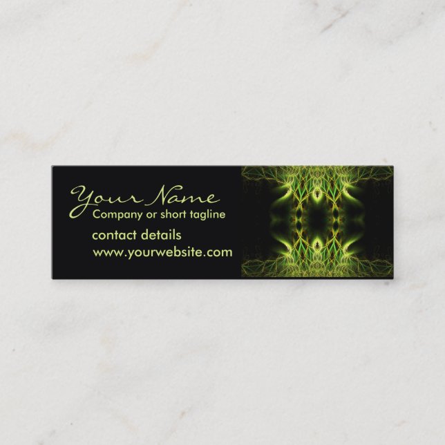 Visite Mini Carte de profil Lotus fractale (Devant)