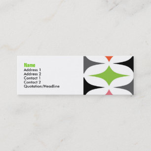 Visite Mini Carte de profil Royale