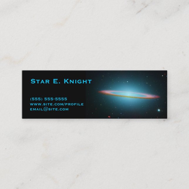 Visite Mini Carte de profil Sombrero Galaxy (Devant)