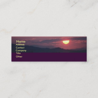 Visite Mini Carte de profil Sunshine