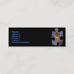 Visite Mini Carte de profil Tiger