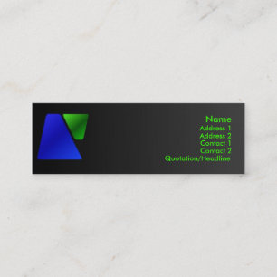 Visite Mini Carte de profil Trapezoid