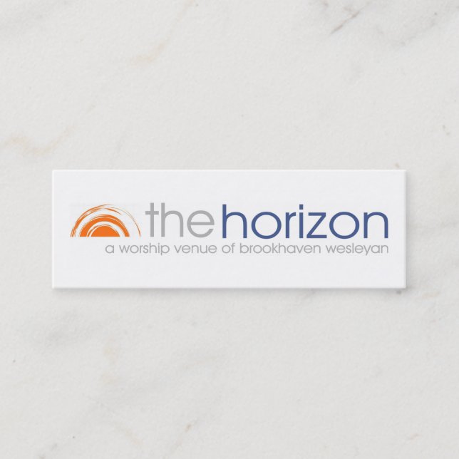 Visite Mini Carte de promo d'horizon (Devant)