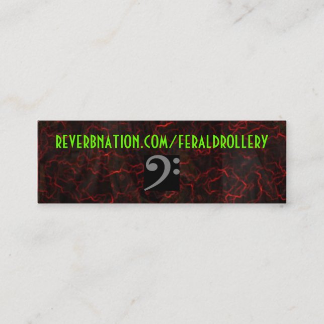 Visite Mini Carte de Reverbnation FD (Devant)