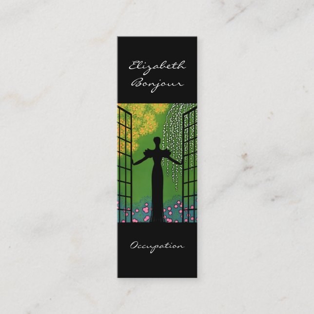 Visite Mini Carte de visite/télécarte de ~ de portes (Devant)