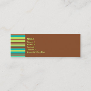 Visite Mini Carte en bon état de profil de chocolat