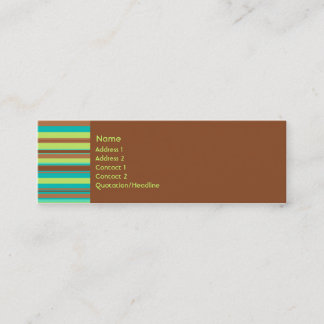 Visite Mini Carte en bon état de profil de chocolat