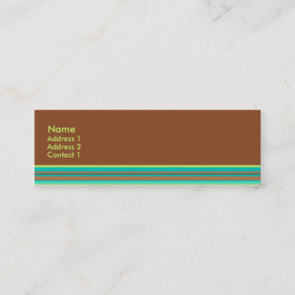 Visite Mini Carte en bon état de profil de chocolat