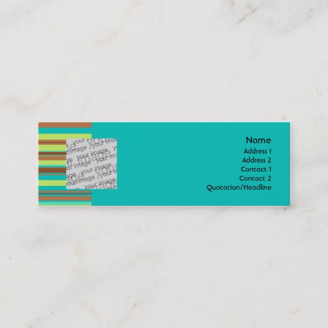 Visite Mini Carte en bon état de profil de chocolat (Devant)