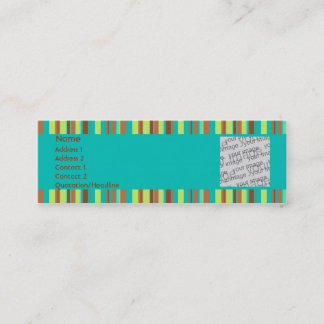 Visite Mini Carte en bon état de profil de chocolat