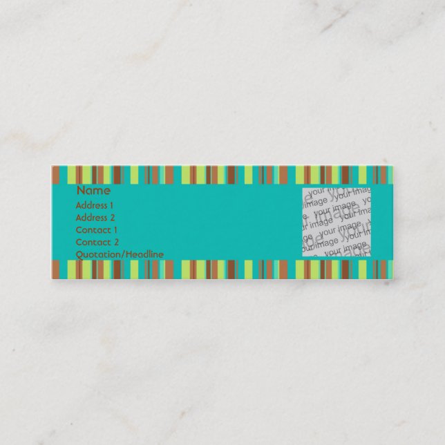 Visite Mini Carte en bon état de profil de chocolat (Devant)