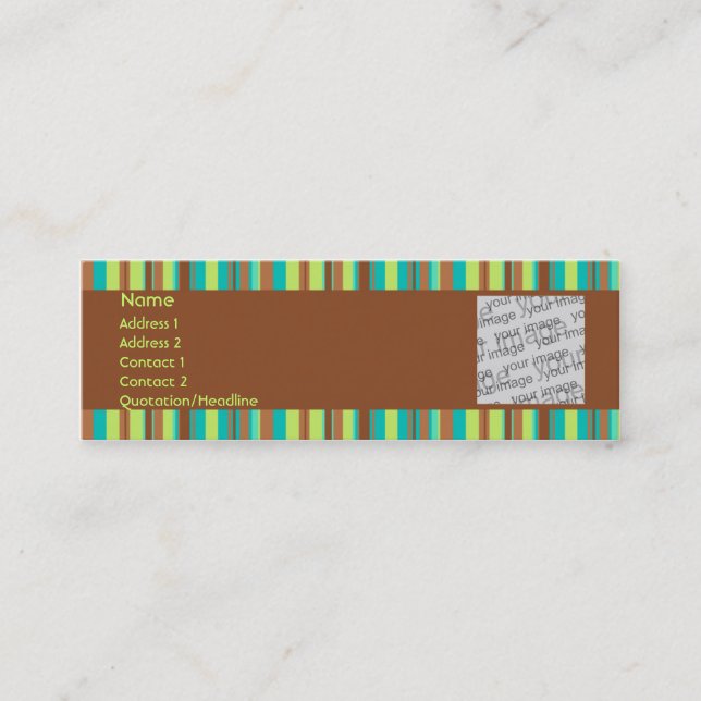 Visite Mini Carte en bon état de profil de chocolat (Devant)