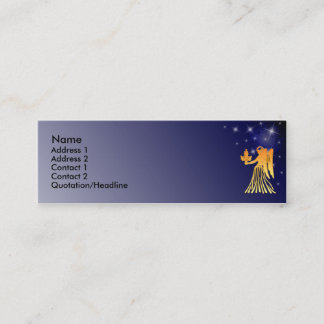 Visite Mini Carte faite sur commande de profil de signe de