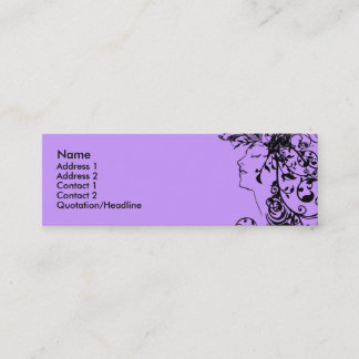 Visite Mini Carte Flourishing de profil de beauté de KRW