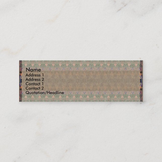 Visite Mini Carte maigre de couverture persane (Devant)