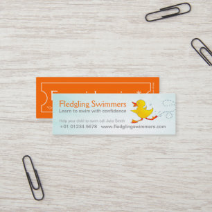 Visite Mini Carte maigre de promotion d'affaires d'instructeur