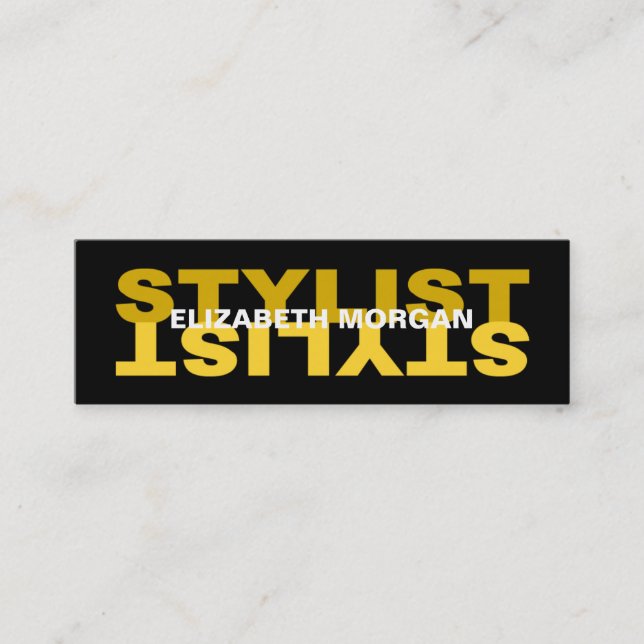 Visite Mini Carte moderne de styliste (Devant)