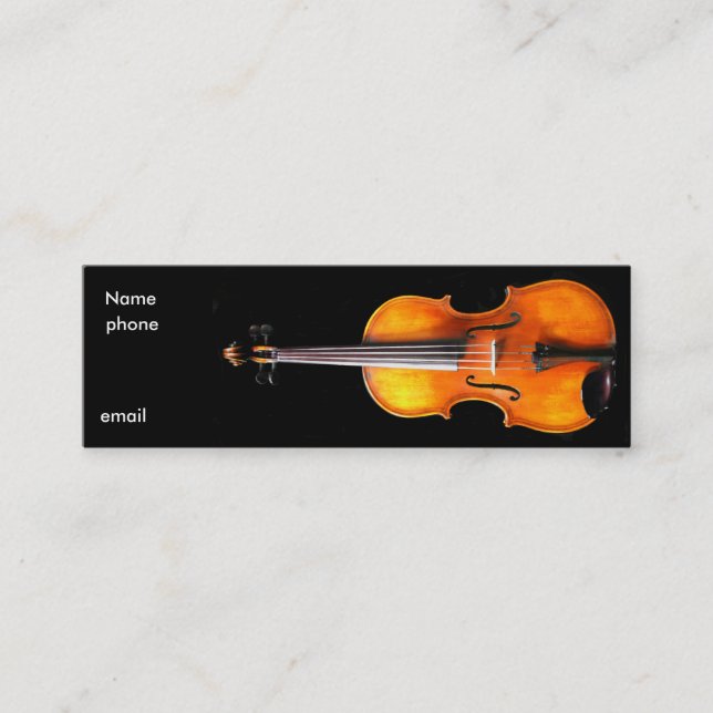 Visite Mini Carte musicale de profil par Leslie Harlow (Devant)