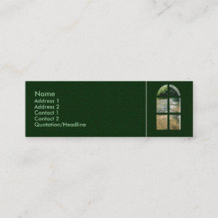 Visite Mini Carte Profil de fenêtre Zen