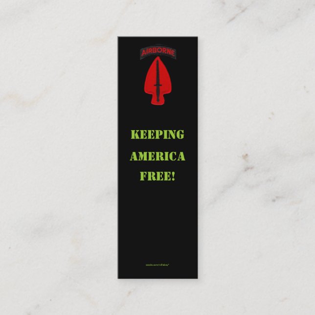 Visite Mini commande opérations spéciales soc patch Carte de p (Devant)