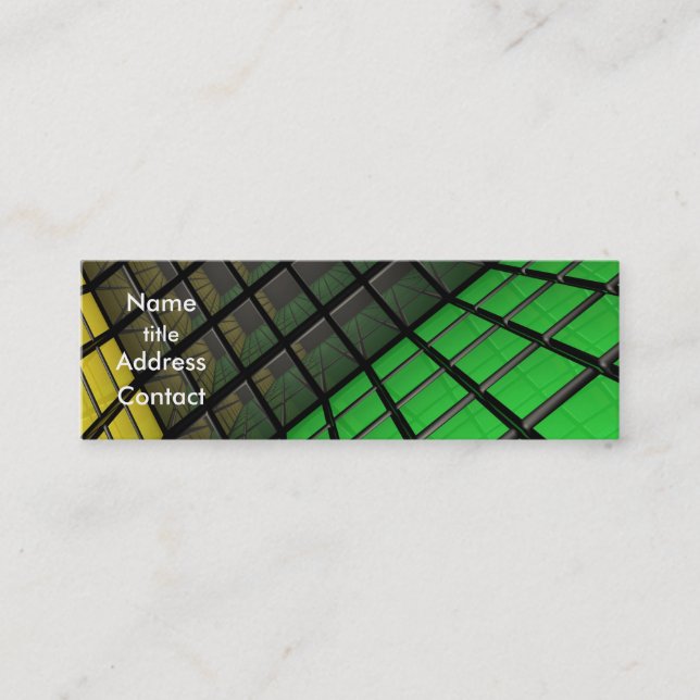 Visite Mini Conception de cube - carte de profil (Devant)