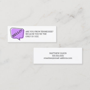 Visite Mini Êtes-Vous De Tennessee Fun Dating Carte D'Appel